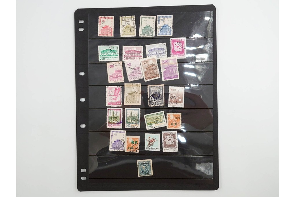 戦前～戦後　台湾(中華民国)　消印入り使用済切手のセット　(R-086370)