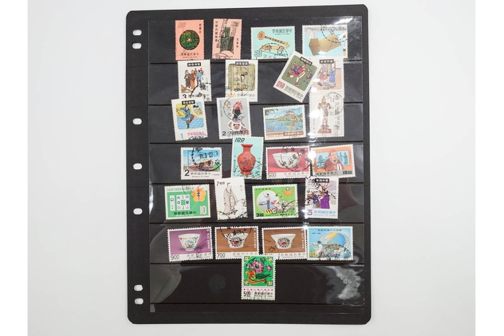 戦前～戦後　台湾(中華民国)　消印入り使用済切手のセット　(R-086370)