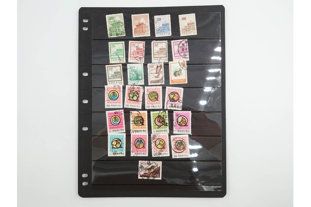 戦前～戦後　台湾(中華民国)　消印入り使用済切手のセット　(R-086370)