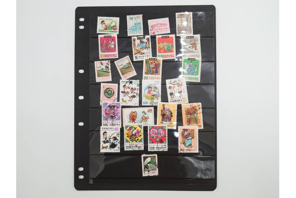 戦前～戦後　台湾(中華民国)　消印入り使用済切手のセット　(R-086370)