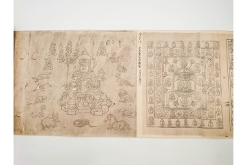 昭和三十年代　仏教図像集古 別尊雑記図像三四　神保朋世の記名あり　(R-086371)