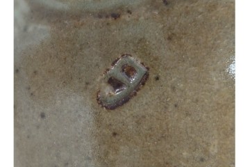 人間国宝 島岡達三　地釉縄文象嵌の意匠が味わい深い番茶器セット(急須・湯呑)　共箱付き　(R-086373)