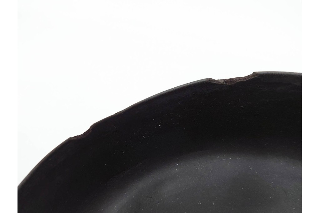 時代物　中国・唐物　榮卿作　葡萄栗鼠図?の宜興紫砂急須　(R-086374)