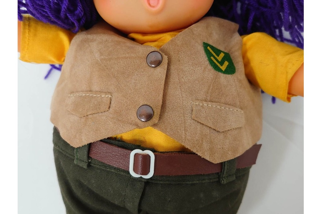 ポピー社　Dr.スランプ　スペシャルコスチュームを着たパワーギャルアラレちゃんの人形　外箱付き　(R-086376)