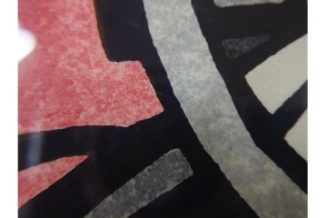 真作　サイン入り　森義利　5/50　人力車の情景を描いた合羽摺版画　(R-086377)