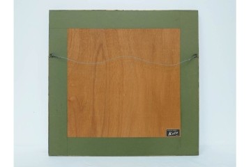 真作　サイン入り　森義利　5/50　人力車の情景を描いた合羽摺版画　(R-086377)