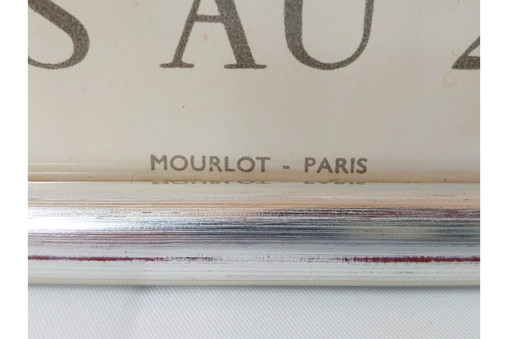 真作　1958年　ベルナール・ビュッフェ(Bernard Buffet)　「パリジェンヌ(パリジャン)」　パリの人々を主題としたリトグラフポスター　外箱付き　(R-086379)