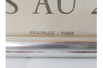 真作　1958年　ベルナール・ビュッフェ(Bernard Buffet)　「パリジェンヌ(パリジャン)」　パリの人々を主題としたリトグラフポスター　外箱付き　(R-086379)