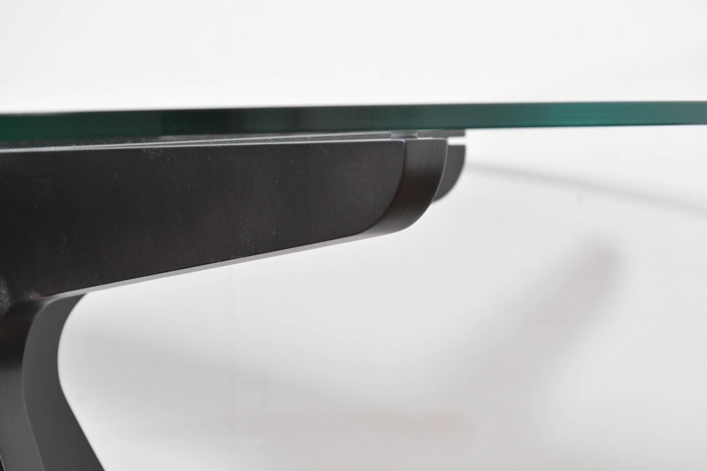 中古　美品　E&Y(イーアンドワイ)　PEGASUS(ペガサス)　オブジェのような存在感のラウンドダイニングテーブル　定価約20万円　(R-086383)