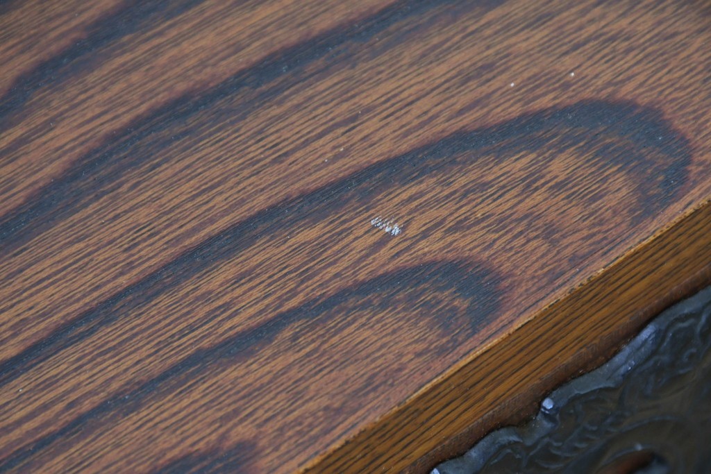 中古　岩谷堂箪笥　前面(欅材)　内部(桐材)　厚手の金具が存在感を放つ衣装箪笥　(R-086384)