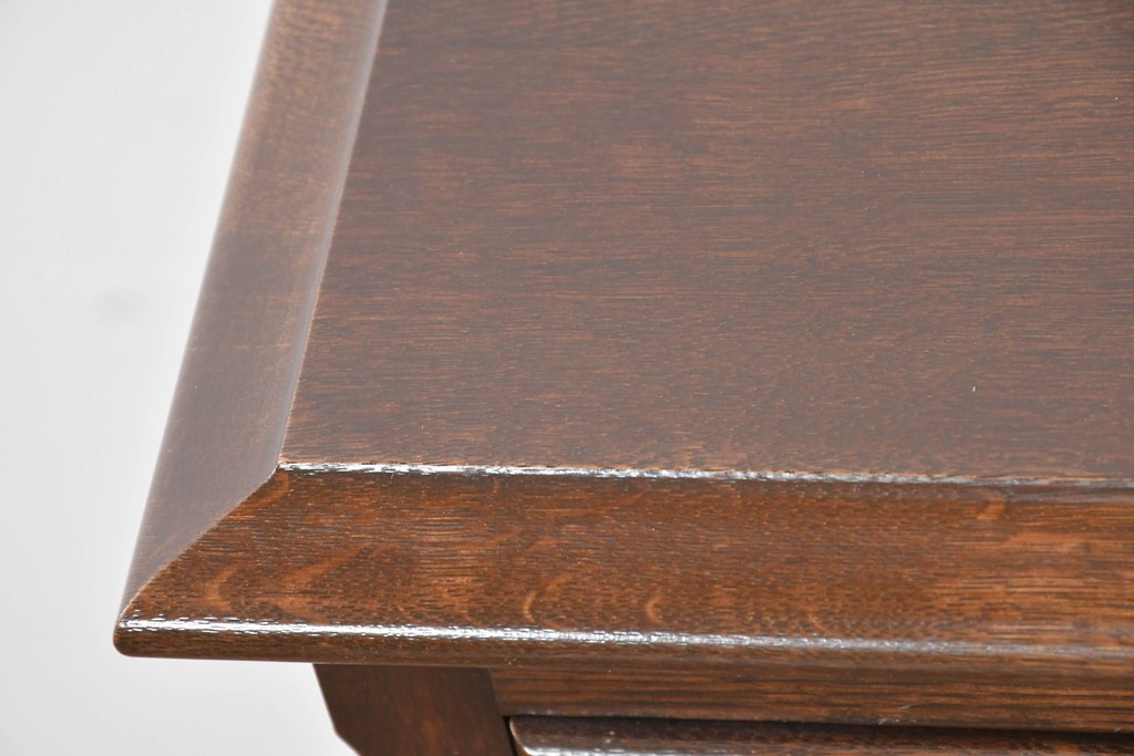 中古　超美品　使用感ほぼなし　横浜クラシック家具　ノックオンウッド(knockonwood)　クラシカルな引手金具のトールチェスト　定価約28万円　(R-086386)