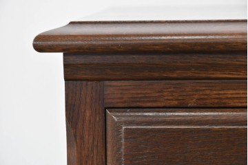 中古　超美品　使用感ほぼなし　横浜クラシック家具　ノックオンウッド(knockonwood)　クラシカルな引手金具のトールチェスト　定価約28万円　(R-086386)