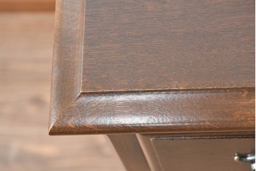 中古　超美品　使用感ほぼなし　横浜クラシック家具　ノックオンウッド(knockonwood)　クラシカルな引手金具のトールチェスト　定価約28万円　(R-086386)