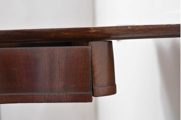 イギリスアンティーク　マホガニー材　ダイニング/コンソールの2way使いができるユニークなデザインのテーブル　(R-086389)