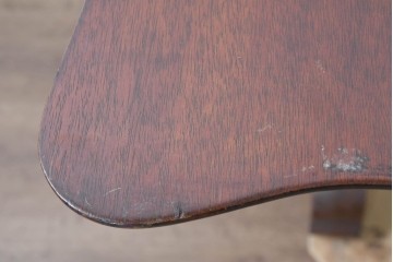 イギリスアンティーク　マホガニー材　ダイニング/コンソールの2way使いができるユニークなデザインのテーブル　(R-086389)