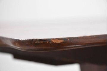 イギリスアンティーク　マホガニー材　ダイニング/コンソールの2way使いができるユニークなデザインのテーブル　(R-086389)