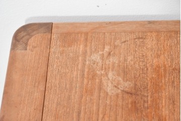 和製ヴィンテージ　激レア!　青林製作所　Tiffany(ティファニー)　チーク無垢材　希少な小型サイズのエクステンションテーブル　(R-086398)