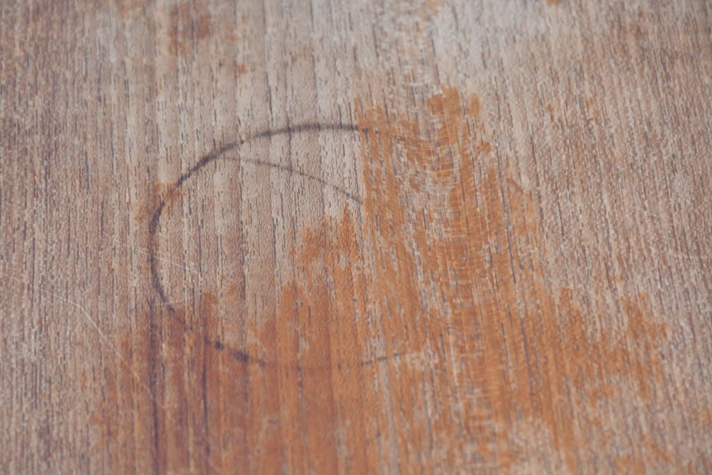 和製ヴィンテージ　激レア!　青林製作所　Tiffany(ティファニー)　チーク無垢材　希少な小型サイズのエクステンションテーブル　(R-086398)