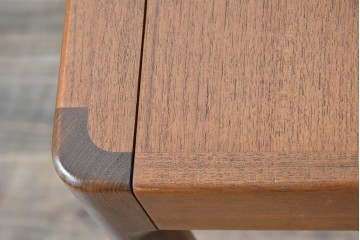 和製ヴィンテージ　激レア!　青林製作所　Tiffany(ティファニー)　チーク無垢材　希少な小型サイズのエクステンションテーブル　(R-086398)