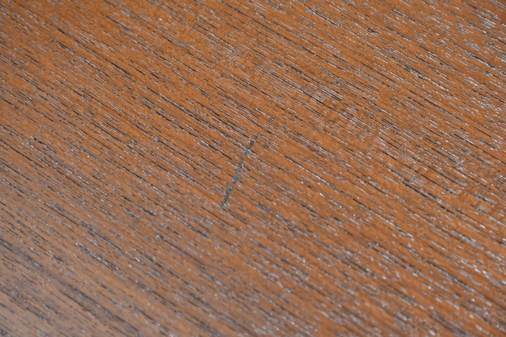 和製ヴィンテージ　激レア!　青林製作所　Tiffany(ティファニー)　チーク無垢材　希少な小型サイズのエクステンションテーブル　(R-086398)