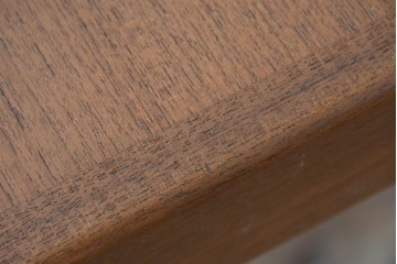 和製ヴィンテージ　激レア!　青林製作所　Tiffany(ティファニー)　チーク無垢材　希少な小型サイズのエクステンションテーブル　(R-086398)