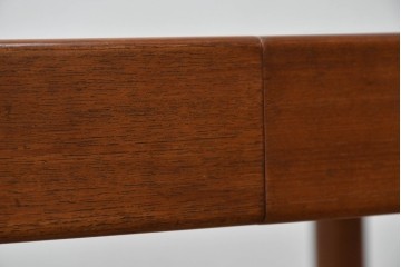 和製ヴィンテージ　激レア!　青林製作所　Tiffany(ティファニー)　チーク無垢材　希少な小型サイズのエクステンションテーブル　(R-086398)