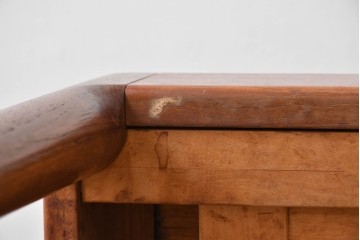 和製ヴィンテージ　激レア!　青林製作所　Tiffany(ティファニー)　チーク無垢材　希少な小型サイズのエクステンションテーブル　(R-086398)