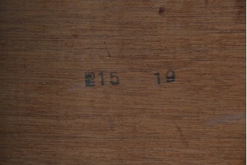 和製ヴィンテージ　激レア!　青林製作所　Tiffany(ティファニー)　チーク無垢材　希少な小型サイズのエクステンションテーブル　(R-086398)