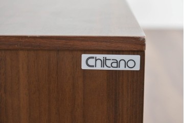 中古　美品　カリモク家具(karimoku)　Chitano(チターノ)　ウォールナット材　すっきりとした横長フォルムのテレビボード　定価約16万円　(R-086399)