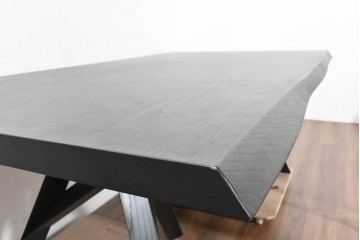 中古　超美品　モデルルーム展示品　希少な廃番品　calligaris(カリガリス)　フォルムの美しいジャングルダイニングテーブル　定価約42万円　(R-086403)