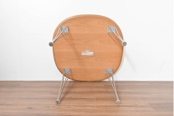 デンマークヴィンテージ　FRITZ HANSEN(フリッツハンセン)　数学的曲線でデザインされたスーパー円テーブル　現行定価約34万円　(R-086406)