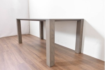 中古　超美品　モデルルーム展示品　arflex(アルフレックス)　AURORA(アウロラ)　グレートーンの木目がモダンなダイニングテーブル　定価約26万円　(R-086407)