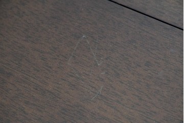 中古　希少な廃番品　maruni(マルニ木工)　オールドマルニ　角の取れたフォルムが魅力のエクステンションラウンドテーブル　(R-086409)