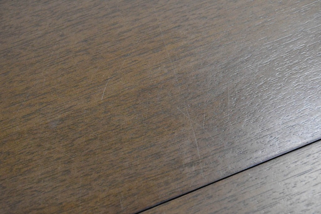 中古　希少な廃番品　maruni(マルニ木工)　オールドマルニ　角の取れたフォルムが魅力のエクステンションラウンドテーブル　(R-086409)