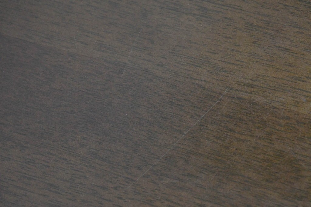 中古　希少な廃番品　maruni(マルニ木工)　オールドマルニ　角の取れたフォルムが魅力のエクステンションラウンドテーブル　(R-086409)