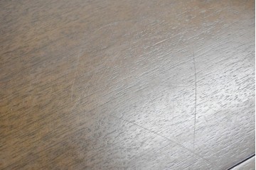 中古　希少な廃番品　maruni(マルニ木工)　オールドマルニ　角の取れたフォルムが魅力のエクステンションラウンドテーブル　(R-086409)