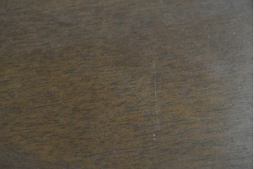 中古　希少な廃番品　maruni(マルニ木工)　オールドマルニ　角の取れたフォルムが魅力のエクステンションラウンドテーブル　(R-086409)