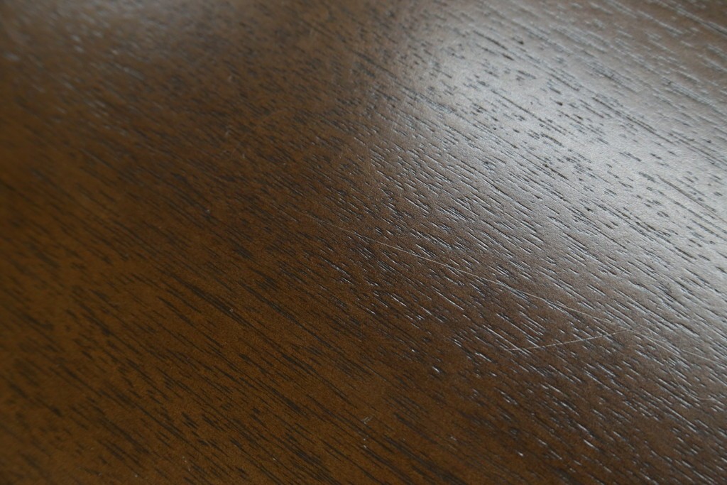 中古　希少な廃番品　maruni(マルニ木工)　オールドマルニ　角の取れたフォルムが魅力のエクステンションラウンドテーブル　(R-086409)