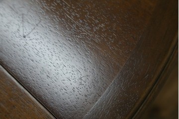 中古　希少な廃番品　maruni(マルニ木工)　オールドマルニ　角の取れたフォルムが魅力のエクステンションラウンドテーブル　(R-086409)