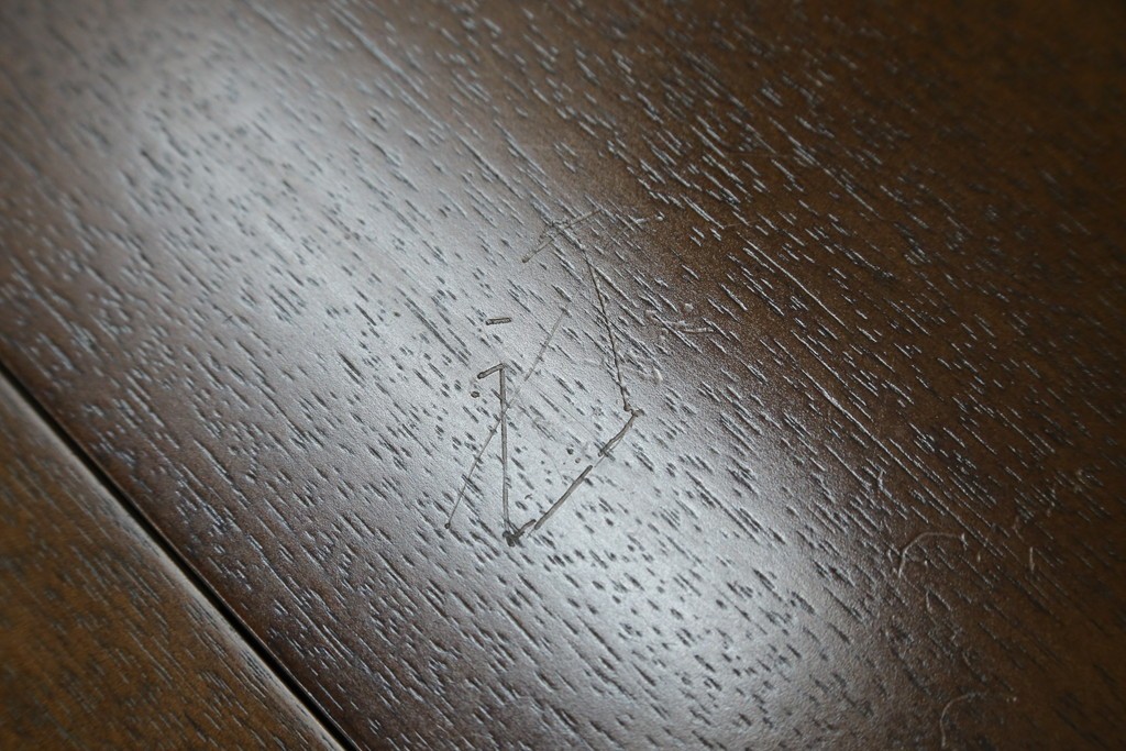 中古　希少な廃番品　maruni(マルニ木工)　オールドマルニ　角の取れたフォルムが魅力のエクステンションラウンドテーブル　(R-086409)