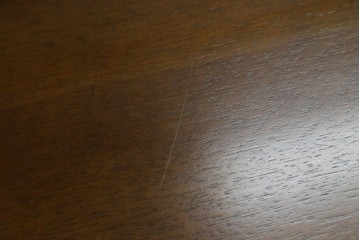 中古　希少な廃番品　maruni(マルニ木工)　オールドマルニ　角の取れたフォルムが魅力のエクステンションラウンドテーブル　(R-086409)