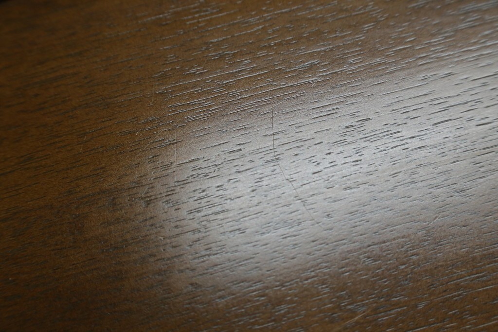 中古　希少な廃番品　maruni(マルニ木工)　オールドマルニ　角の取れたフォルムが魅力のエクステンションラウンドテーブル　(R-086409)