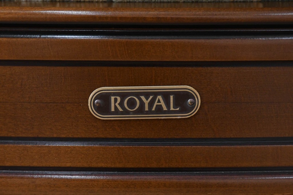中古　maruni(マルニ木工)　地中海ロイヤルシリーズ(ROYAL)　シャルル　上品なジャガード織りのラウンジチェア　定価約30万円　(R-086412)