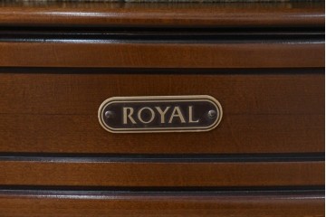 中古　maruni(マルニ木工)　地中海ロイヤルシリーズ(ROYAL)　シャルル　上品なジャガード織りのラウンジチェア　定価約30万円　(R-086412)