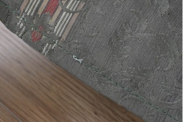 中古　maruni(マルニ木工)　地中海ロイヤルシリーズ(ROYAL)　ロベール　クラシカルなジャガード織りの1人掛けアームソファ2脚セット　現行定価(2脚合計)約62万円　(R-086413)