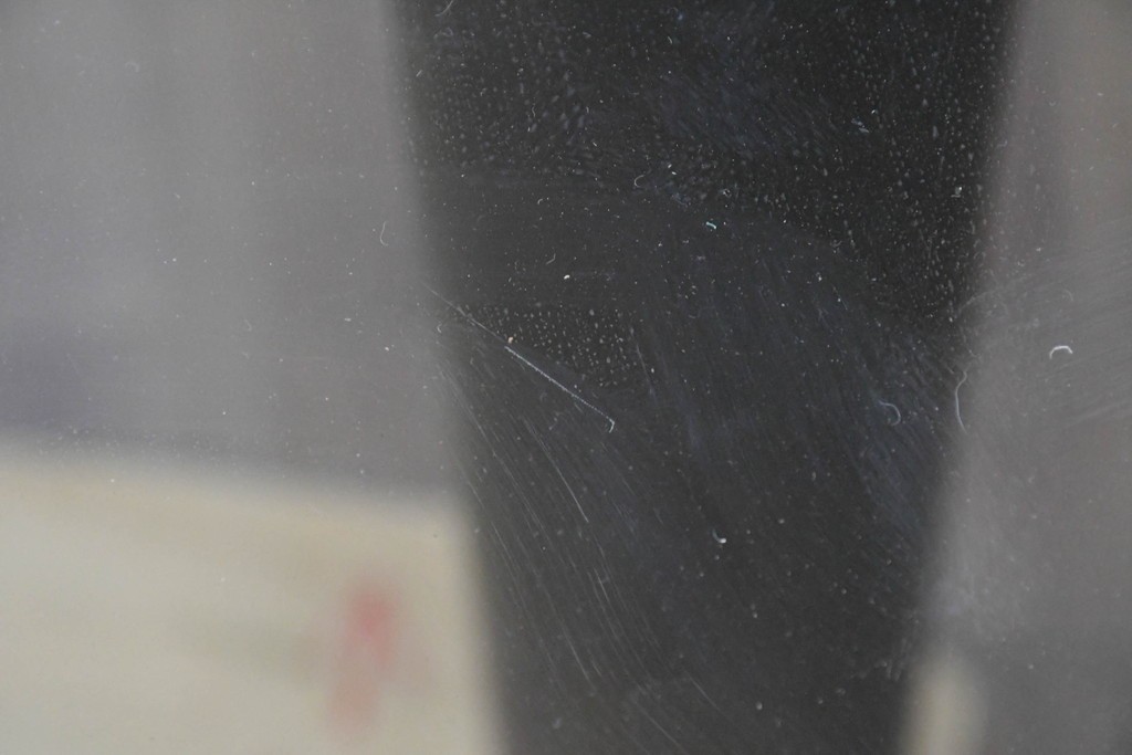 中古　美品　Cassina(カッシーナ)　LC6　スタイリッシュなガラストップのダイニングテーブル　定価約110万円　(R-086414)