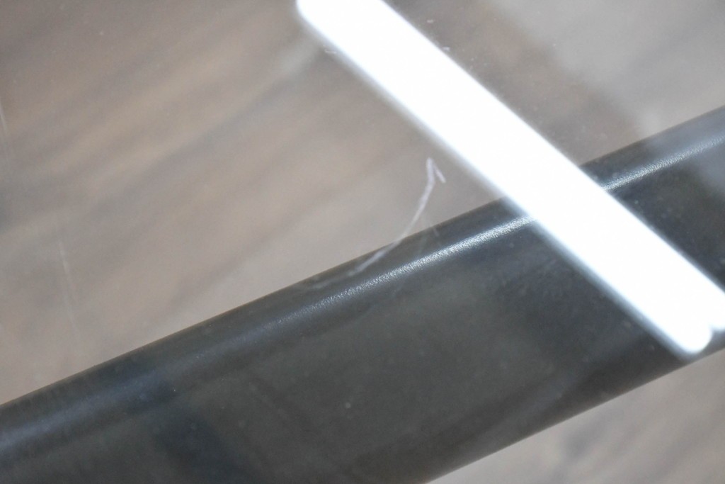 中古　美品　Cassina(カッシーナ)　LC6　スタイリッシュなガラストップのダイニングテーブル　定価約110万円　(R-086414)