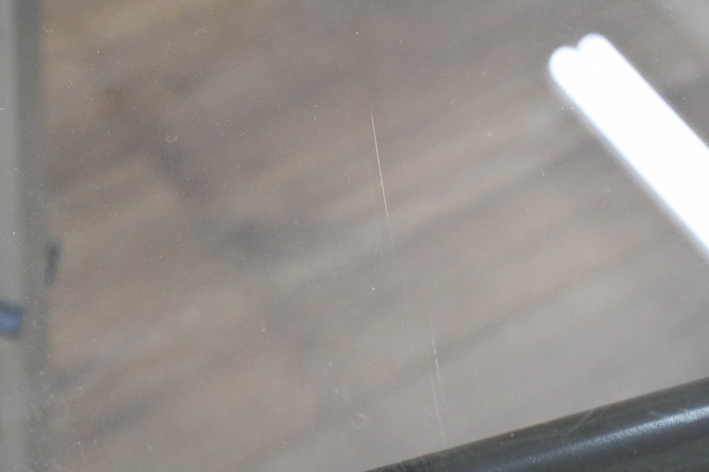 中古　美品　Cassina(カッシーナ)　LC6　スタイリッシュなガラストップのダイニングテーブル　定価約110万円　(R-086414)