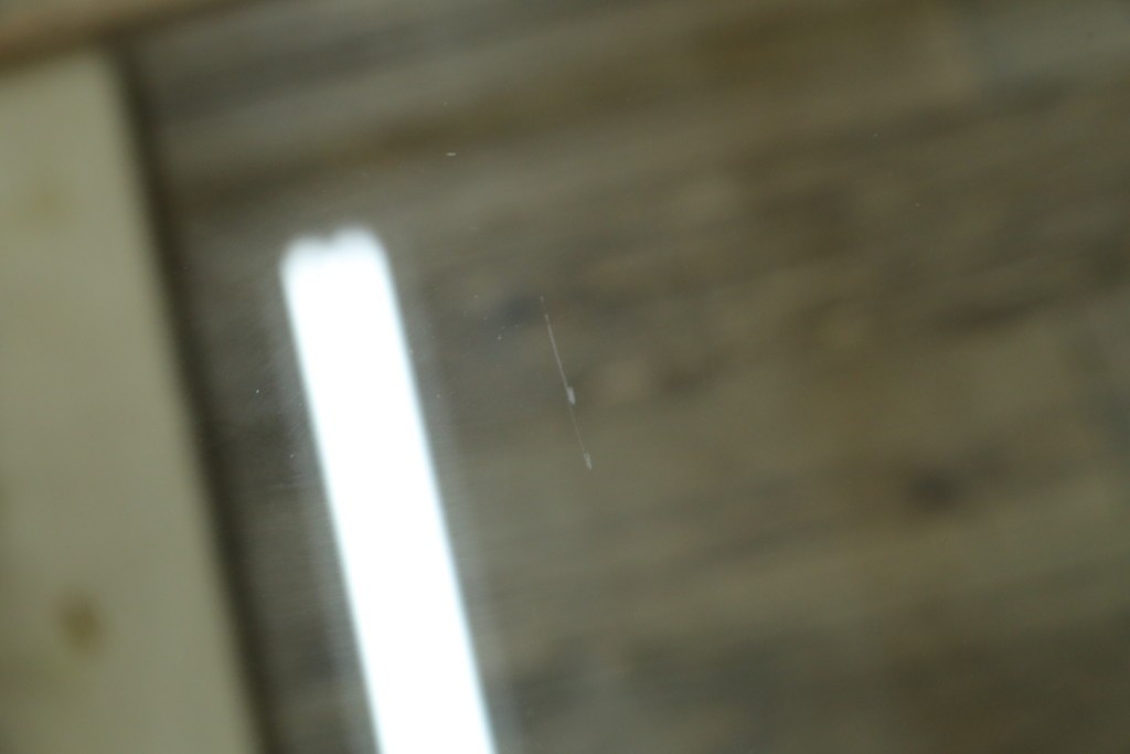 中古　美品　Cassina(カッシーナ)　LC6　スタイリッシュなガラストップのダイニングテーブル　定価約110万円　(R-086414)