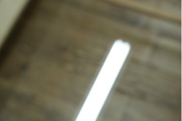 中古　美品　Cassina(カッシーナ)　LC6　スタイリッシュなガラストップのダイニングテーブル　定価約110万円　(R-086414)